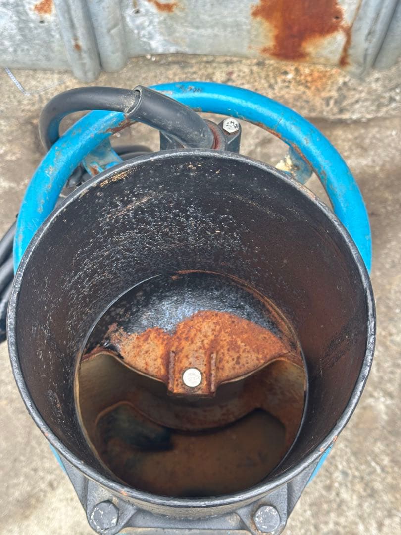 大3.ツルミ排水用水中ポンプKRS-85.5 三相200V 50Hz 5.5kW