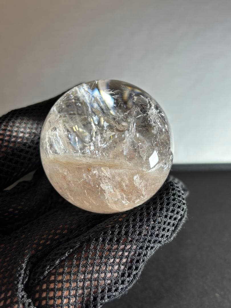 ピンクアゼツライト　スフィア　4.46cm お買得　天然石