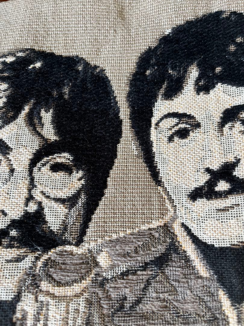 コンランショップ購入 限定ビートルズクッションカバー ゴブラン織