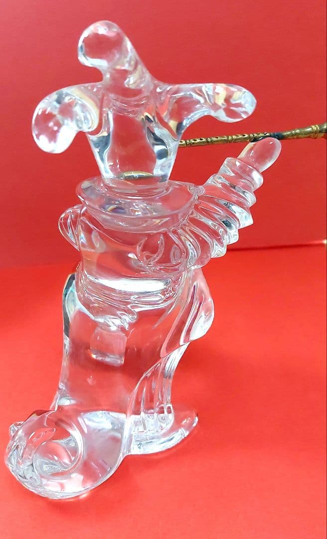 お値下【Baccarat バカラ】ピエロ 笛吹き 置物 Jean Baggio - メルカリ