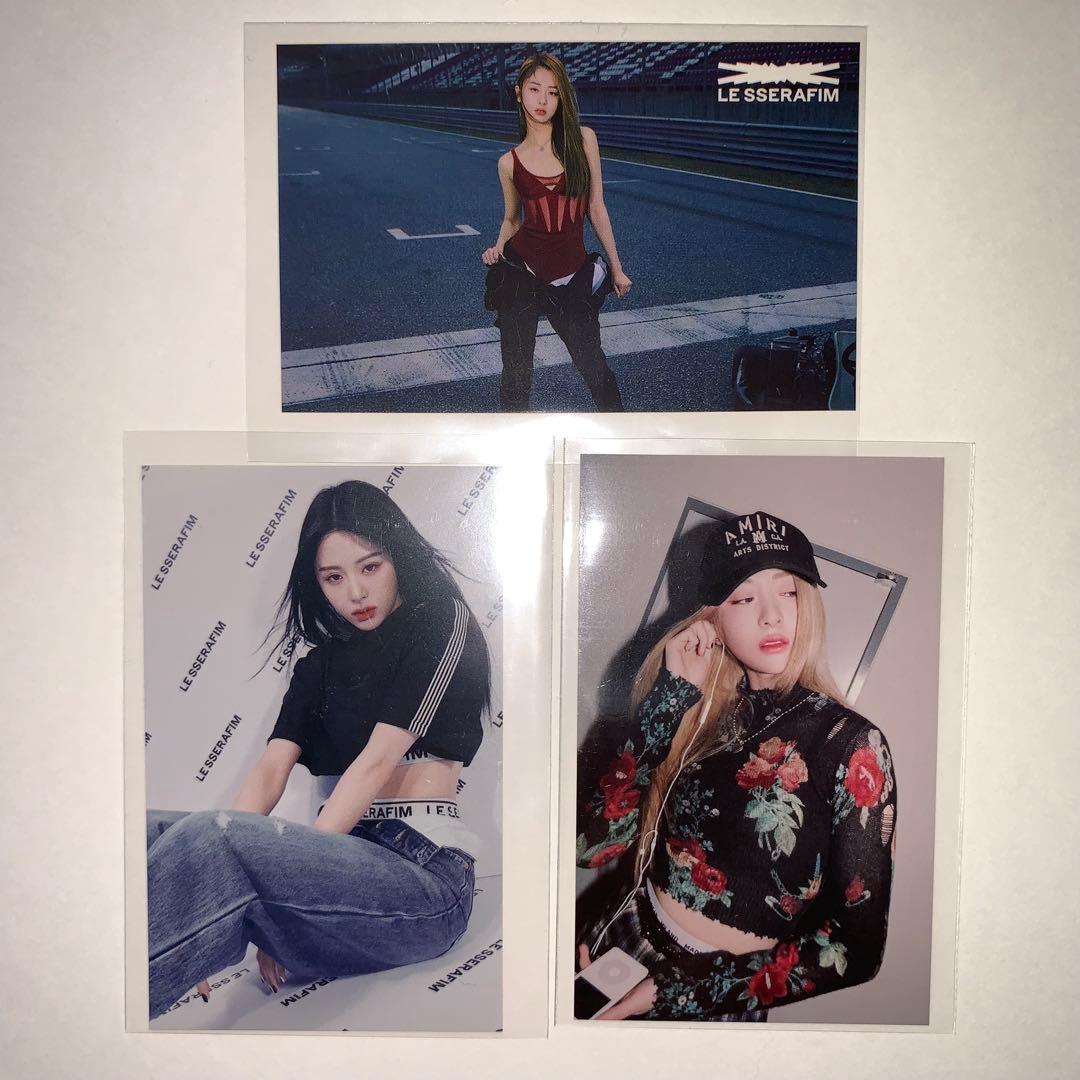 ユンジン LE SSERAFIM トレカ ステッカー 特典 ルセラ - メルカリ