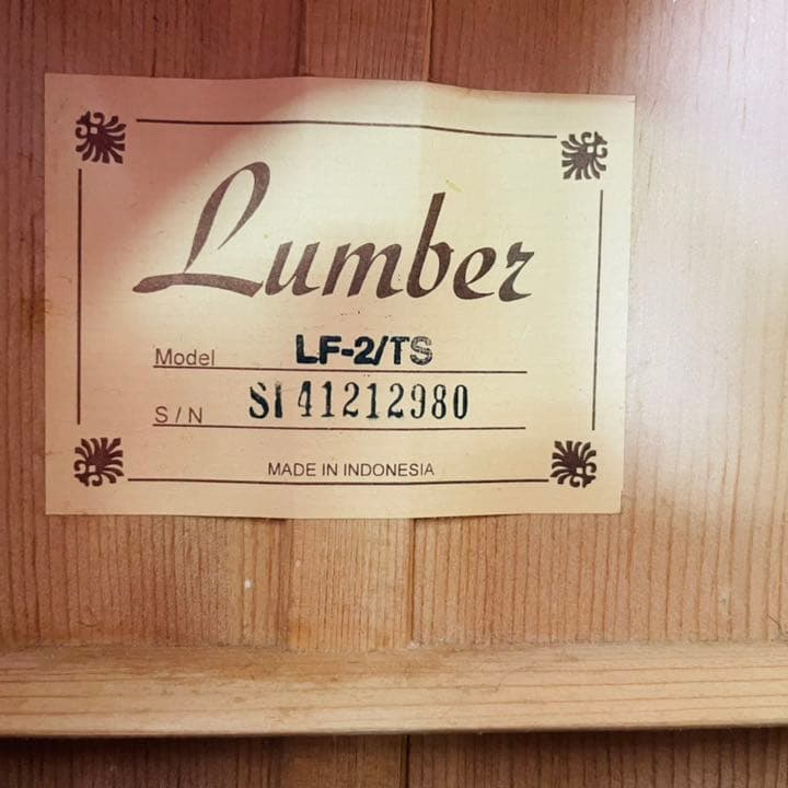 LUMBER アコースティックギター LF-2/TS - メルカリ