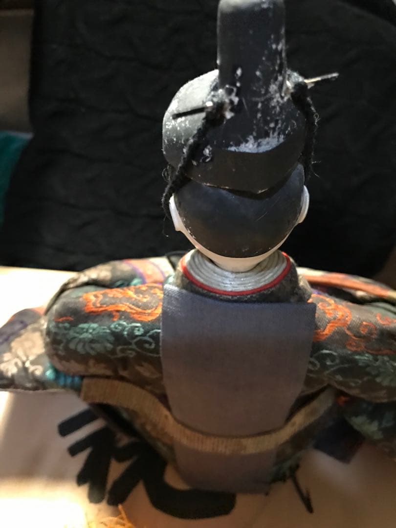 美形瓜顔 雛人形 京都料亭所有の明治期有職親王飾り 大きいサイズ木箱