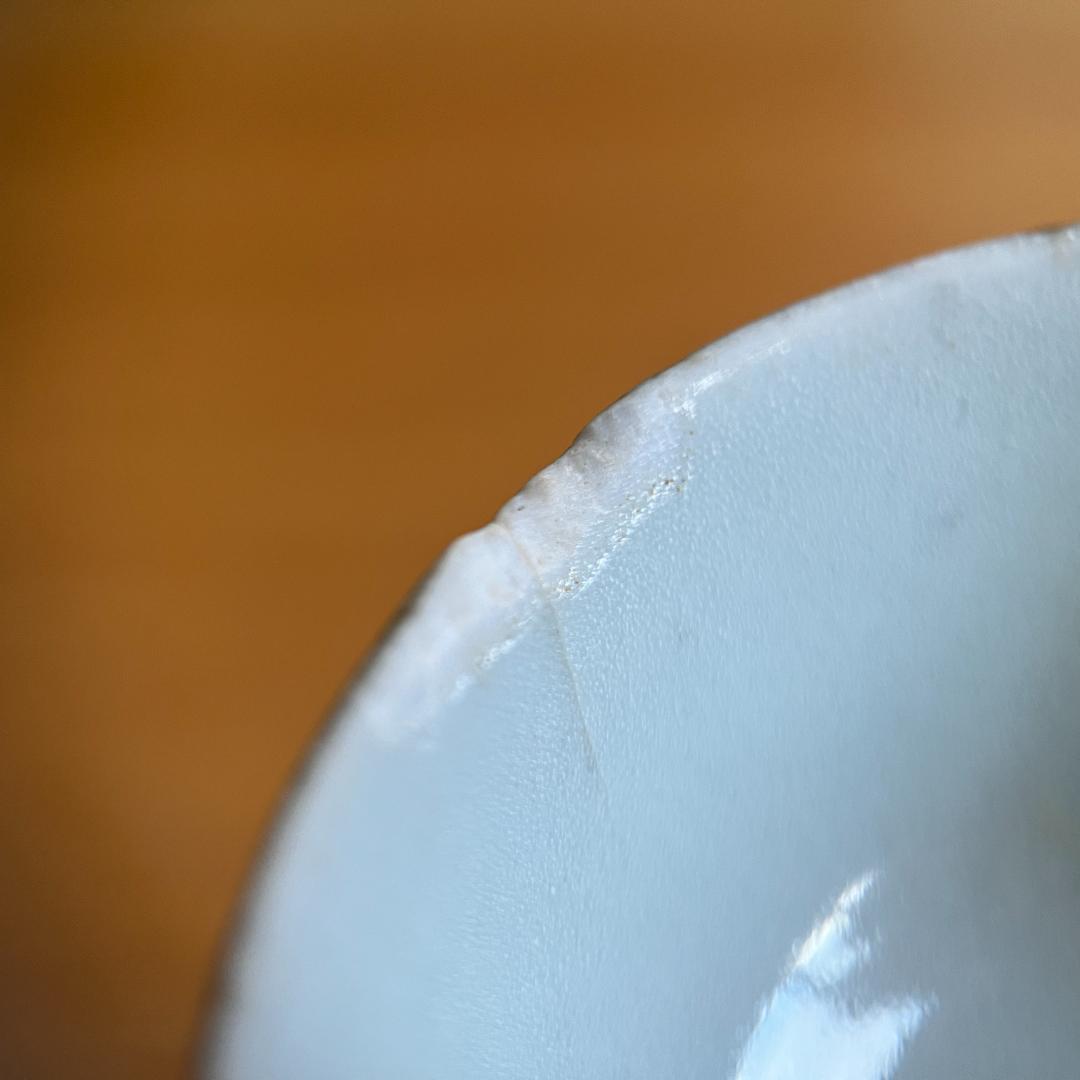 李朝後期 朝鮮白磁 青花染付 高杯 高足盃 酒器 茶道具 - メルカリ