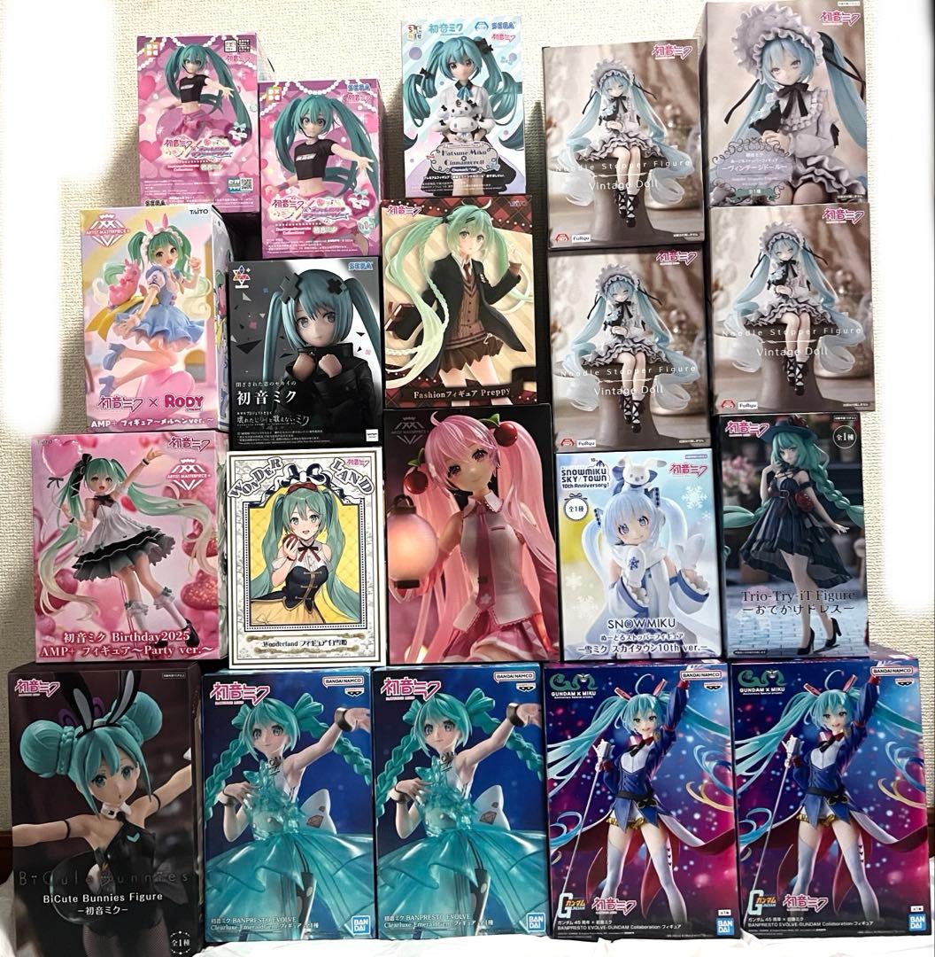 初音ミク フィギュア AMP ぬースト 等 まとめ売り 20点セット ⑻ フリューくじ 初音ミク ぬーどるストッパーフィギュア』3月8日より