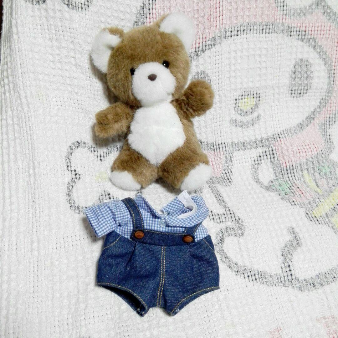 昭和レトロ サンアロー クマ マック ぬいぐるみ 中古品 Sサイズ 20cm