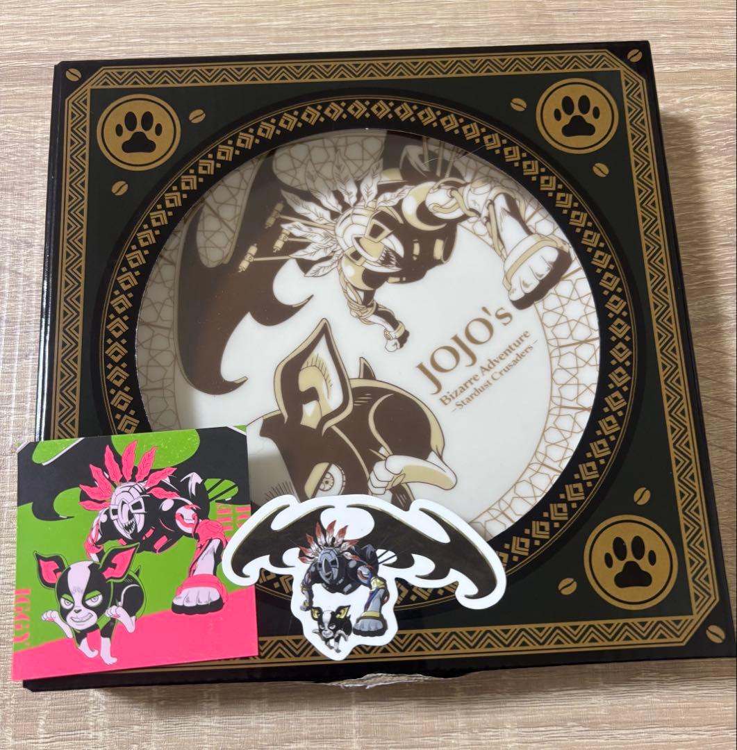 スシロー ジョジョ コラボ限定プレート イギー プレート ステッカー
