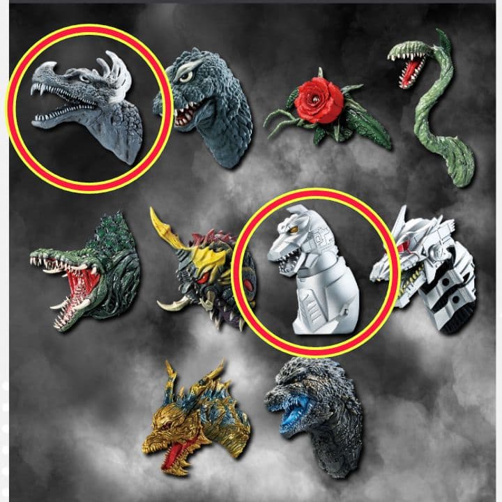アンギラス メカゴジラ 一番くじ ゴジラ 70th モンスターヘッド