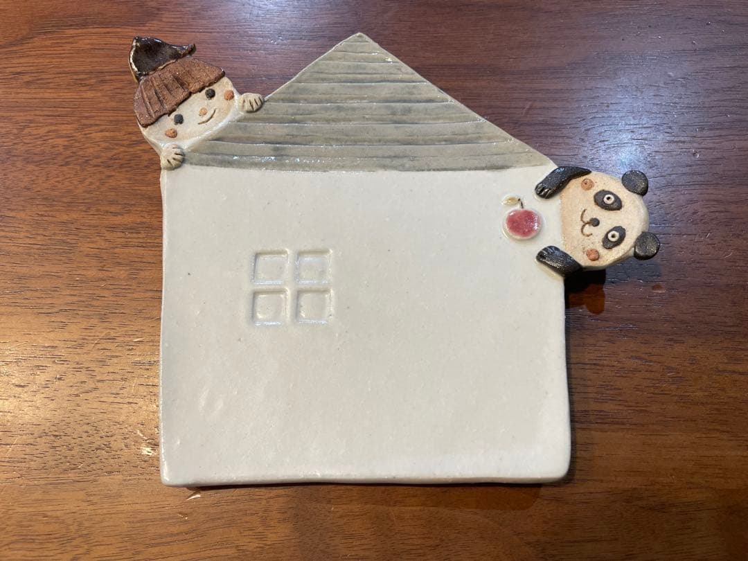 山田裕恵　器　男の子とパンダ 作家 山田裕恵 ヨーグルトカップ パンダ｜和食器通販 四季折折 – 四季