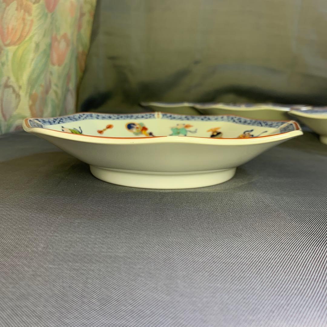 ナルミ セット 中華 唐子 八角皿 レンゲ 豆皿 大皿 丼 プレート - メルカリ