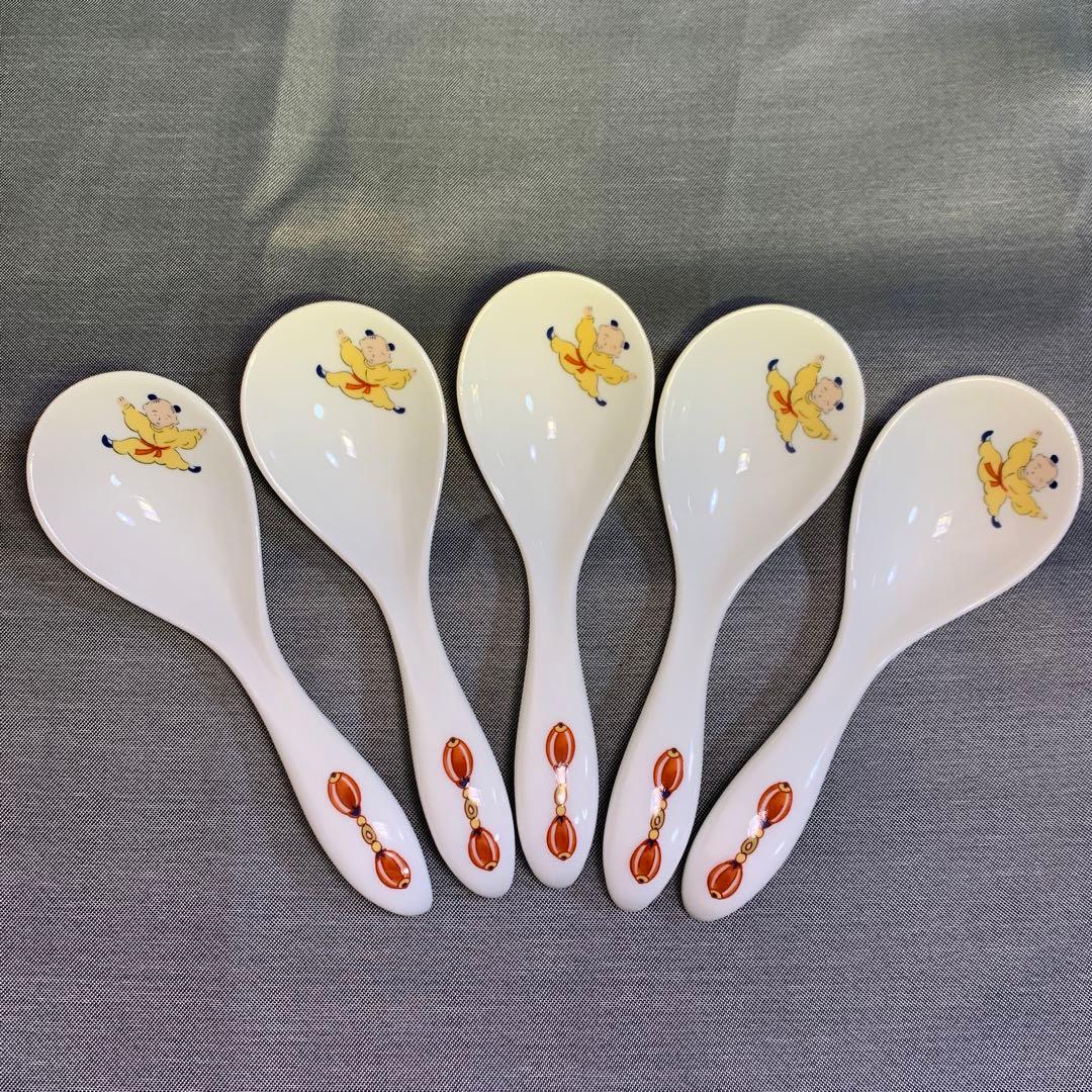 ナルミ セット 中華 唐子 八角皿 レンゲ 豆皿 大皿 丼 プレート - メルカリ