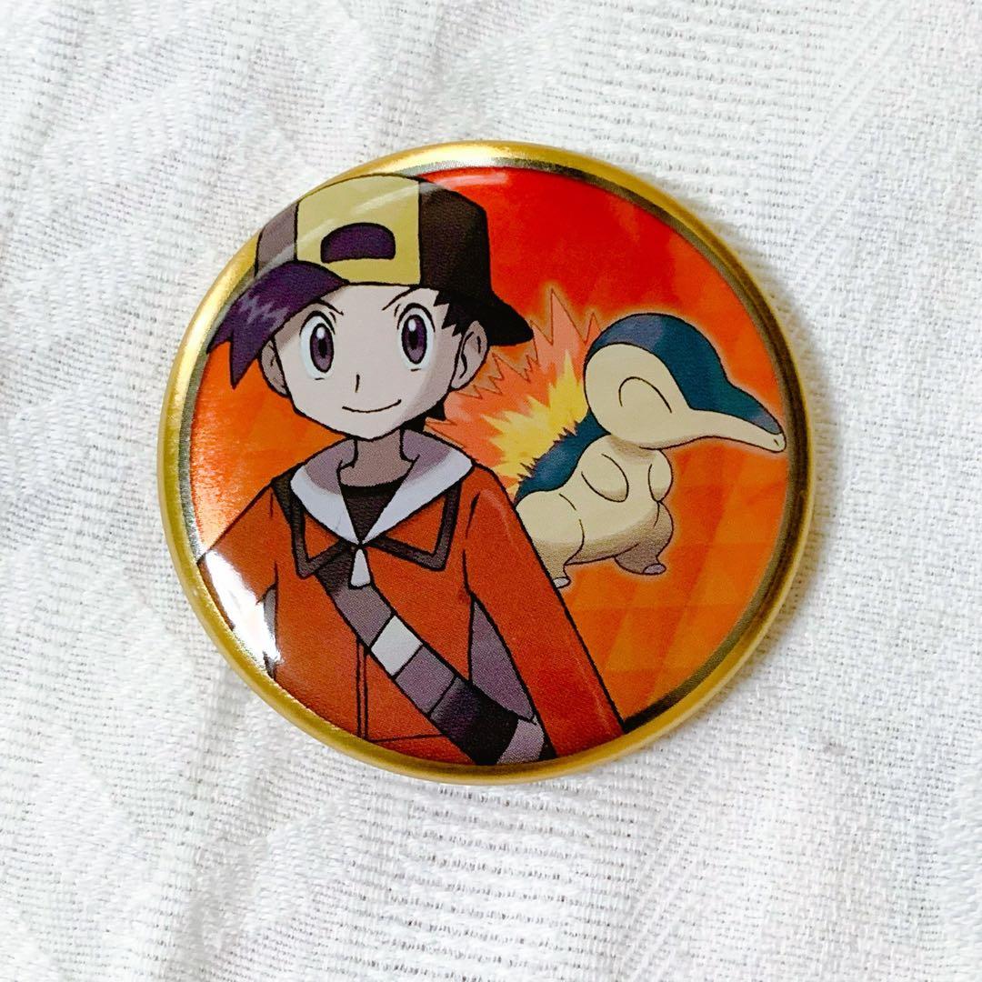 ポケモン 缶バッジ コレクション ジョウト ヒビキ コトネ シルバー