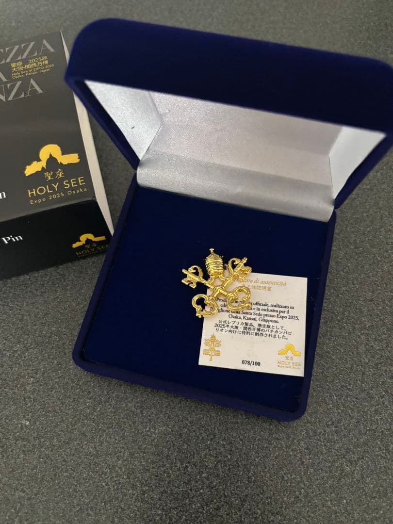 *数量限定*イタリア　バチカン館限定ピンバッジ　EXPO2025　大阪関西万博 大阪 関西 万博 イタリア パビリオン 限定 ピンバッジ イタリアちゃん