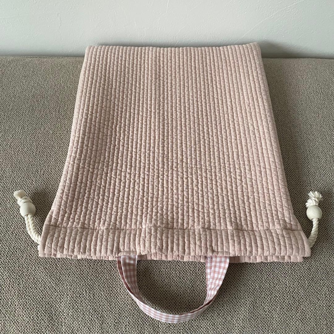 《ヌビキルト》入園入学グッズ　Mサイズ　3点(手提げ袋・上履き袋・体操着袋)