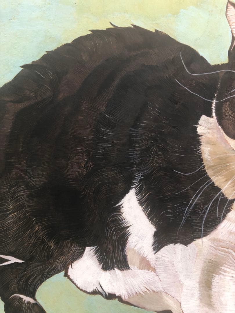 原画「ハッチ」《＋猫イラスト３枚無料プレゼント！》