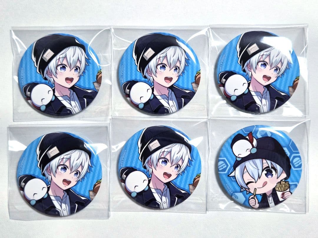 ドズル社 コラボ ウェンディーズ 缶バッジ おらふくん ノーマル 6点