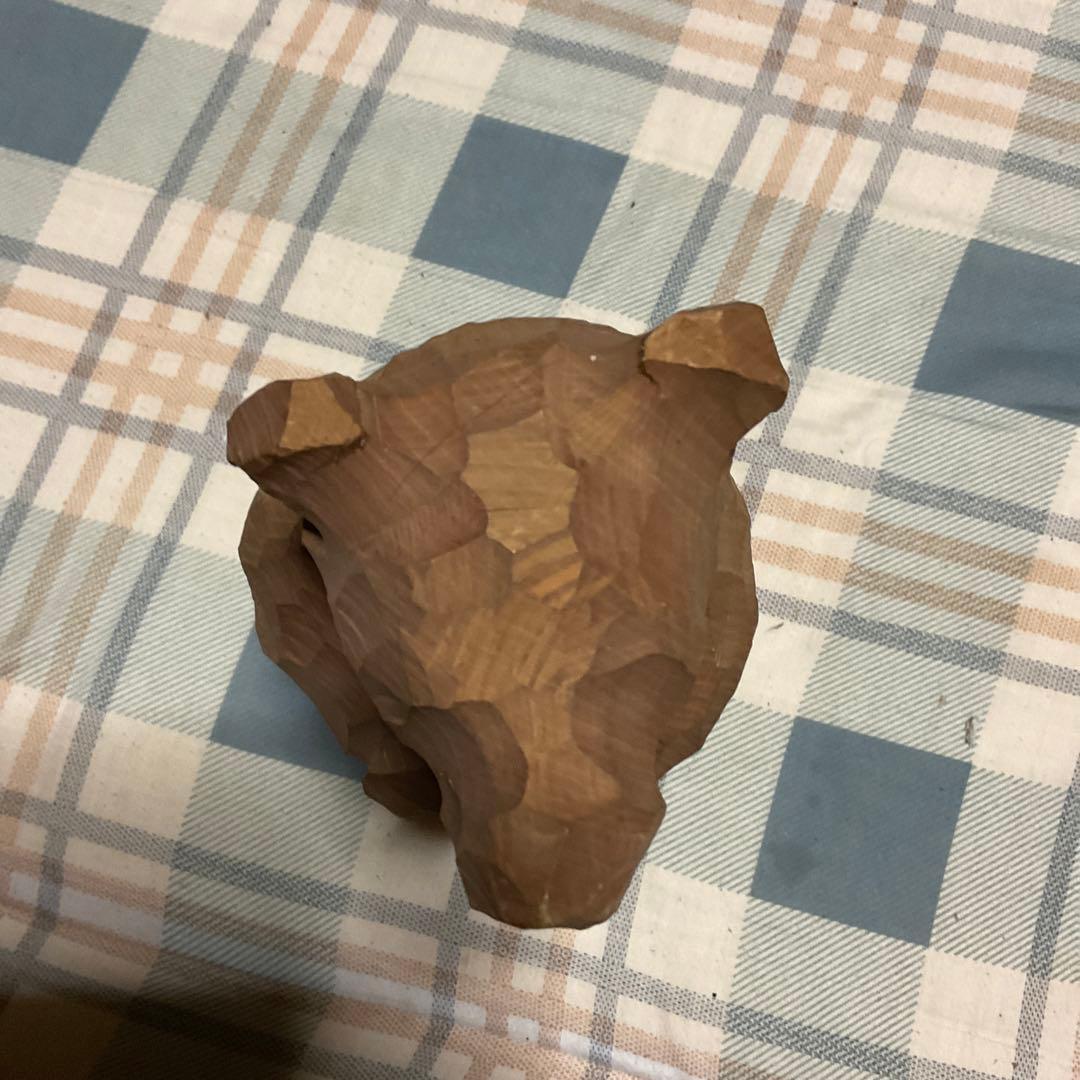 砂澤一雄（砂澤ビッキ氏の実弟）未完成熊立像 【激レア、巨匠の作品