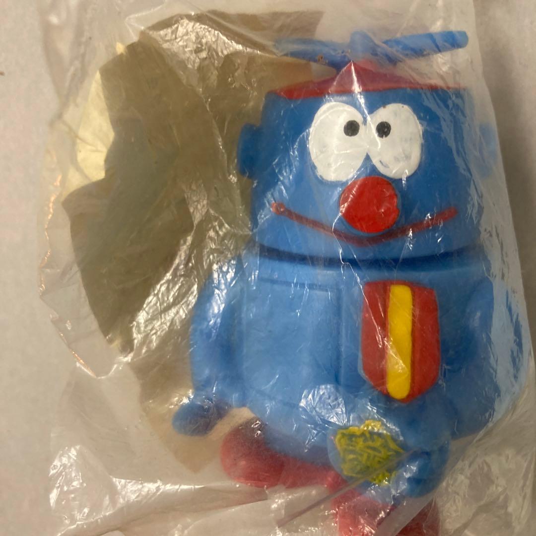 珍品‼︎1966年の森田拳次作品‼︎ ロボタンの永代信用組合ソフビ貯金箱