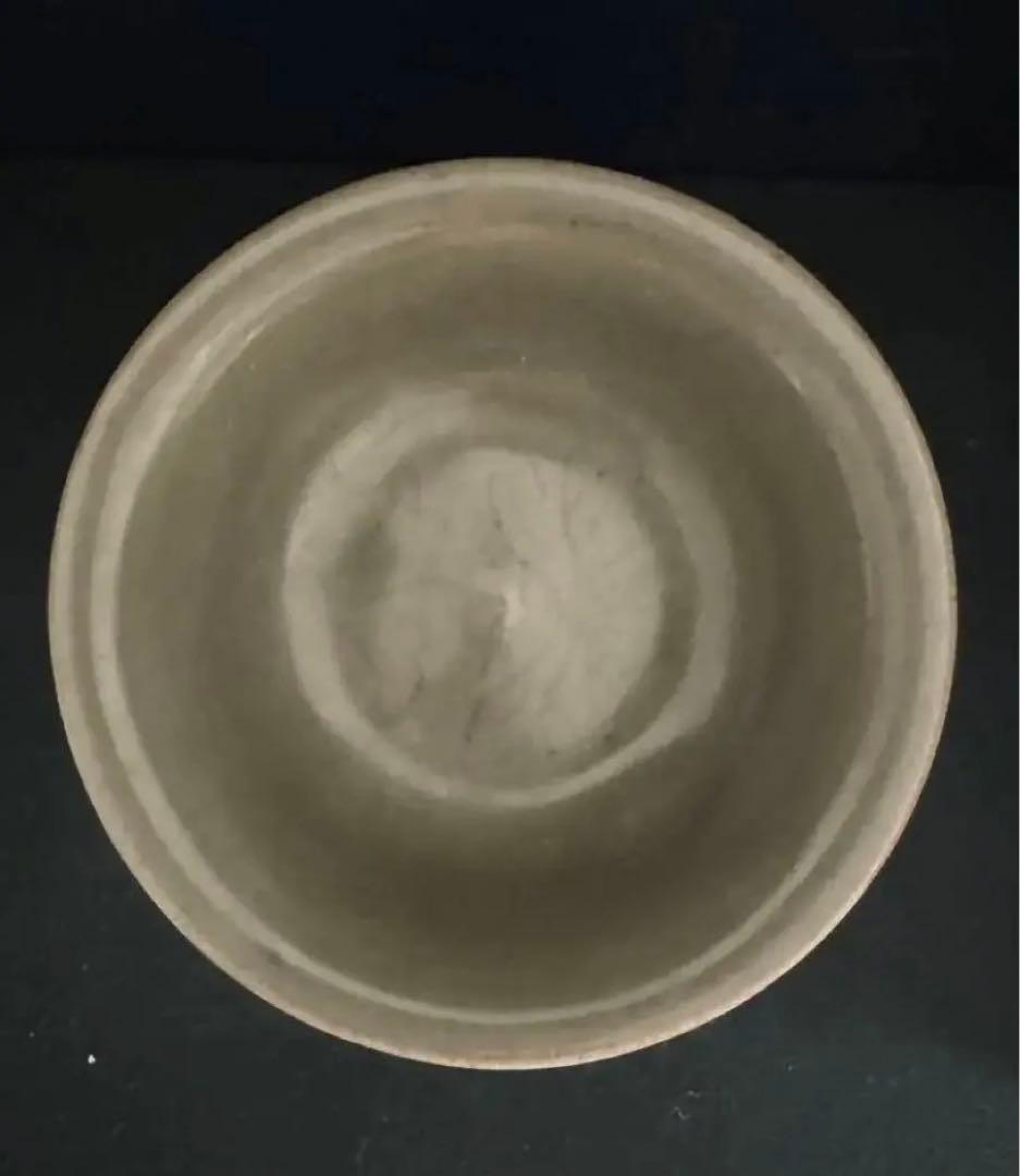 中国骨董 元 青磁 龍泉窯 馬上杯 高足杯 酒器 湯呑 唐物 古美術(N-9