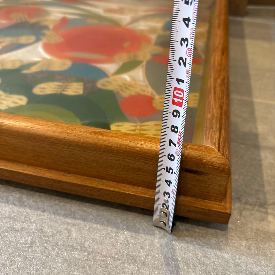 日本画 重要無形文化財 蝶 漆 金箔 安本一夫 - メルカリ