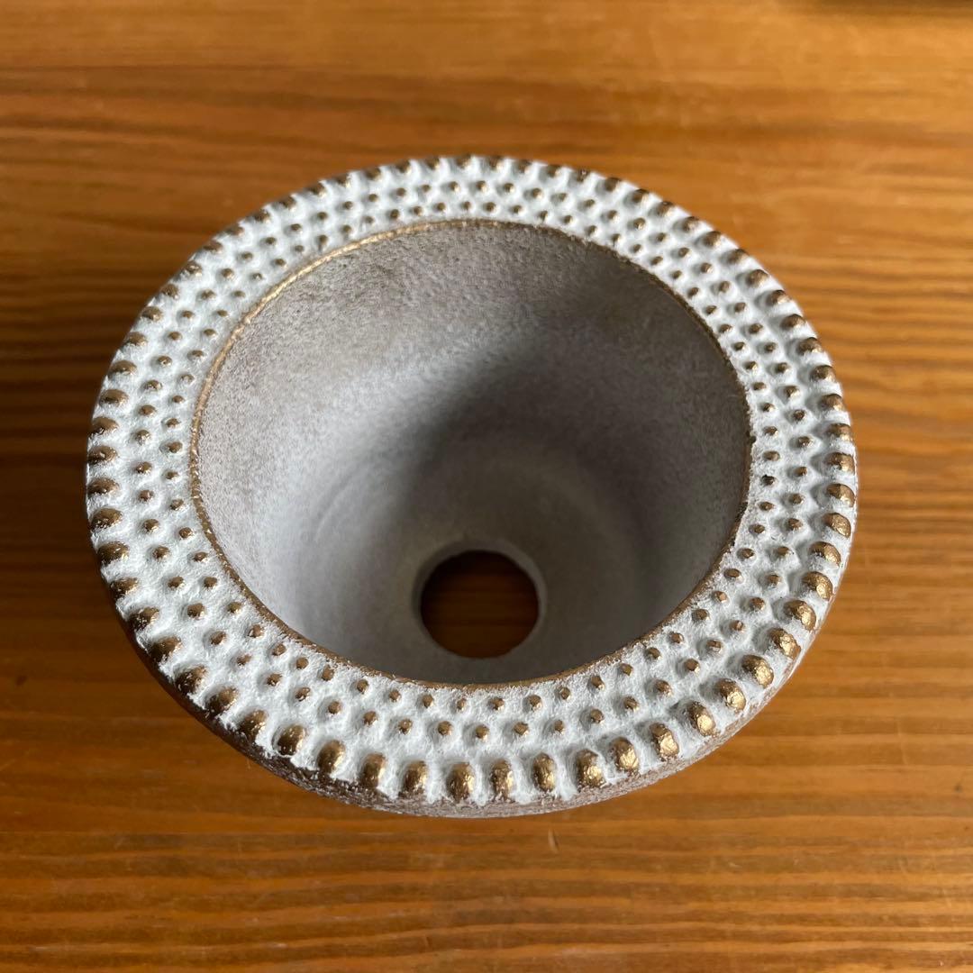 南部鉄器】JIBLANT ジブラント 植木鉢 南部鉄鉢 ARARE 白金色