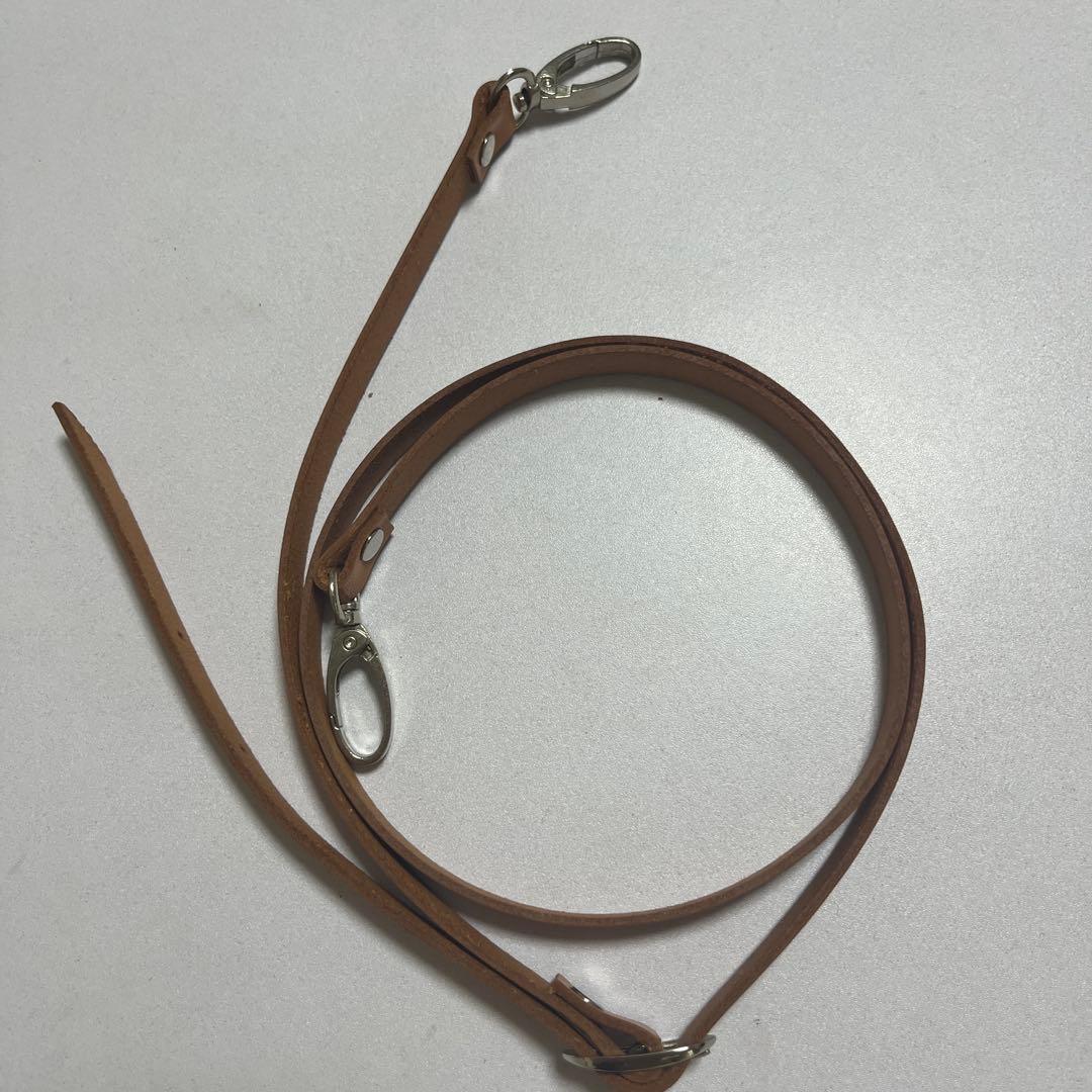 バルーンバッグ（S）ミナペルホネン 《ponpia》ヌメ革ショルダー紐付