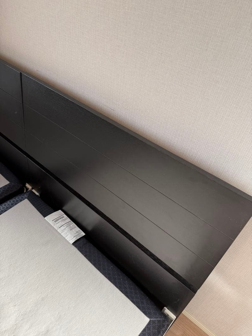 ☆引き取り専用☆REGALIA シングル ベッドフレーム セット 黒 大塚家具