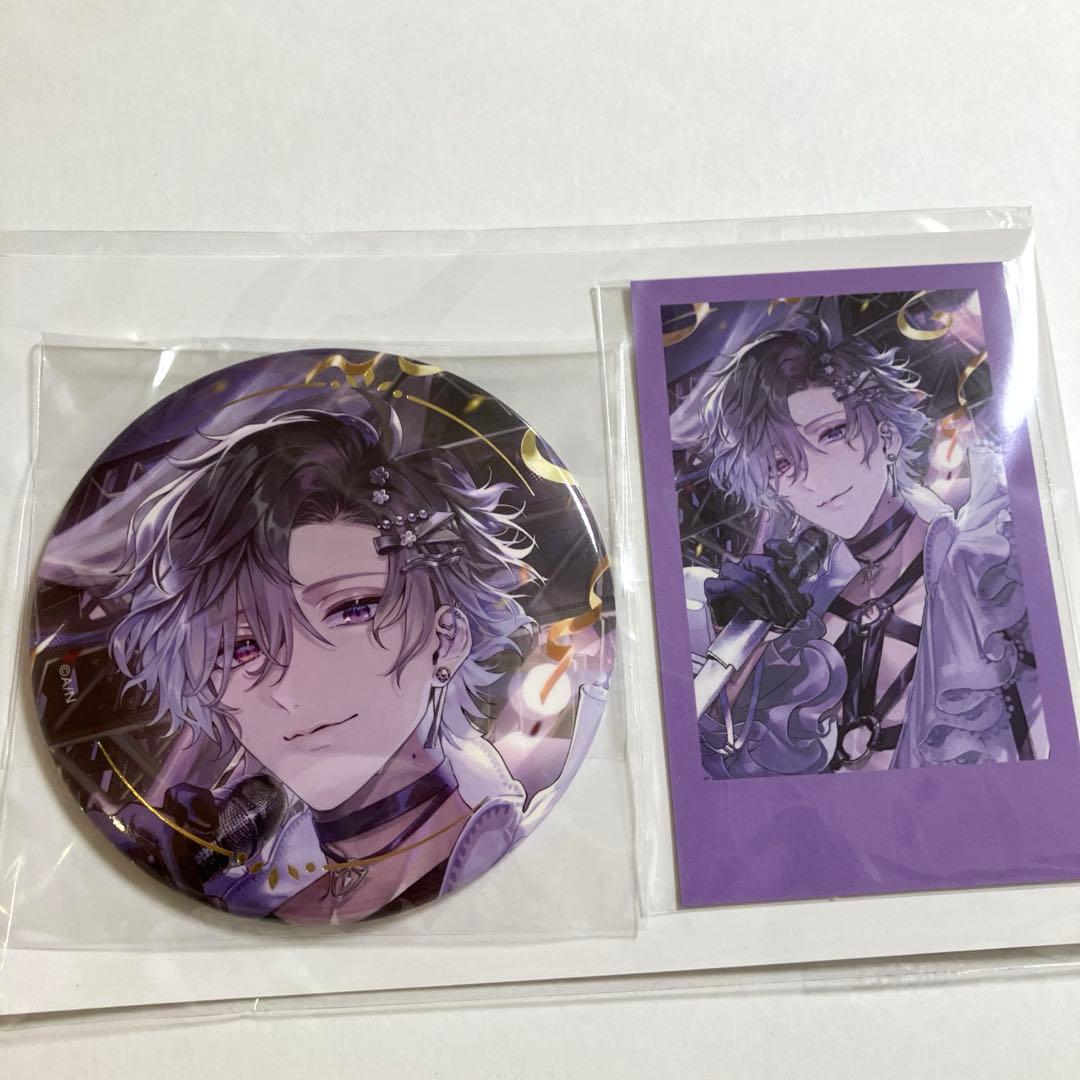 にじさんじEN 浮奇ヴィオレタ 誕生日 缶バッジ チェキ セット 2025