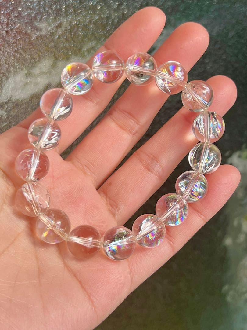 アイリスクォーツ ブレスレット（10mm珠、径17cm）ヒマラヤ産 楽天