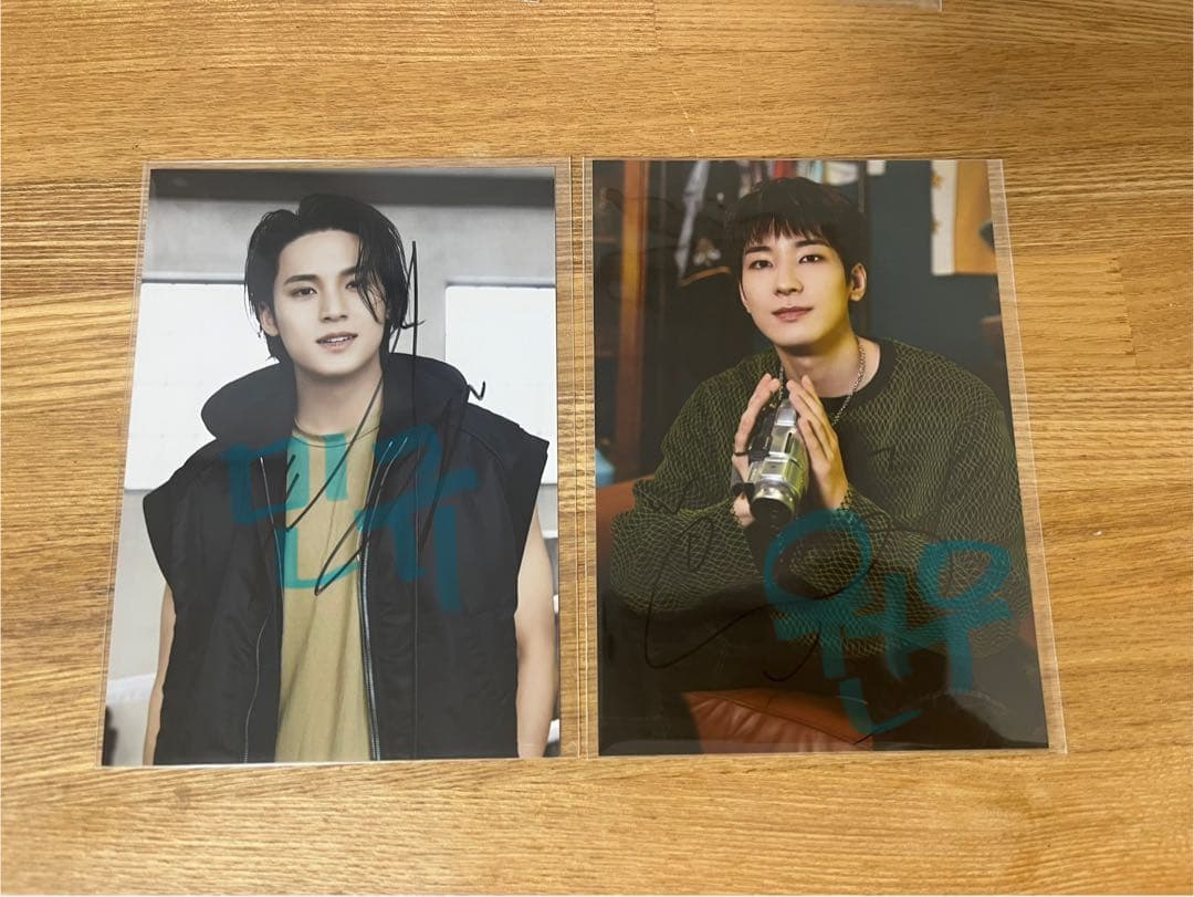 ウォヌ ミンギュ サイン入り 生写真 ウォヌ ミンギュ サイン入り 生写真 - メルカリ