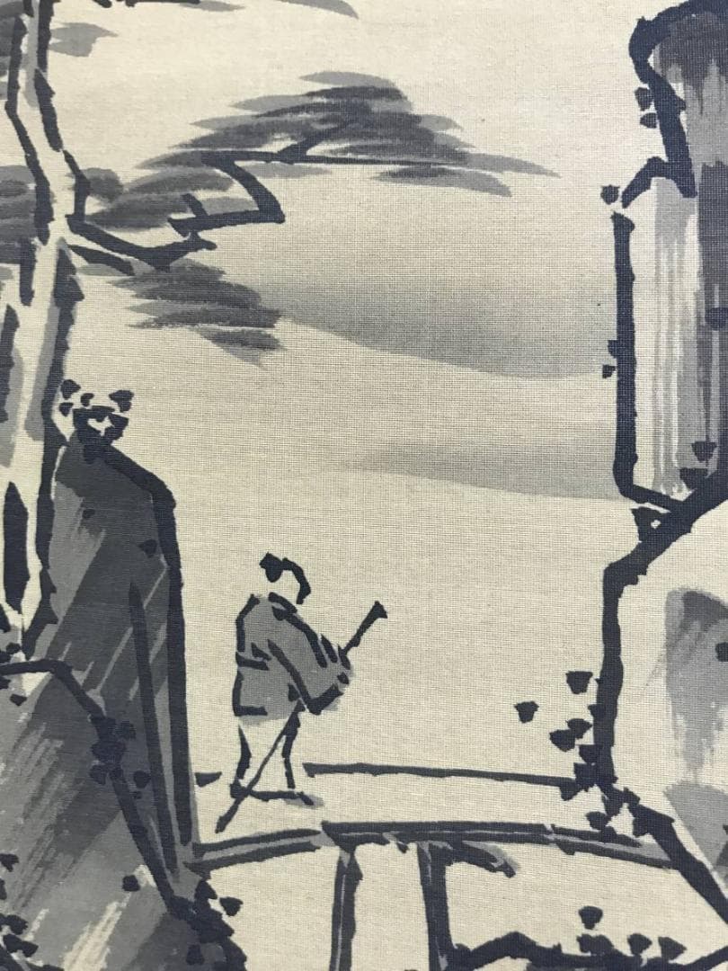 模写】啓書記/太公望山水図/三幅対/掛軸/名家伝来/AC-770 - メルカリ