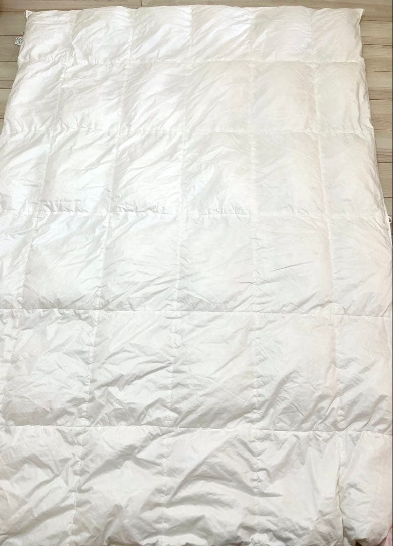 丸八真綿　肌掛け羽毛布団　シングルサイズ　0.5k 【未使用シーツカバー付き】