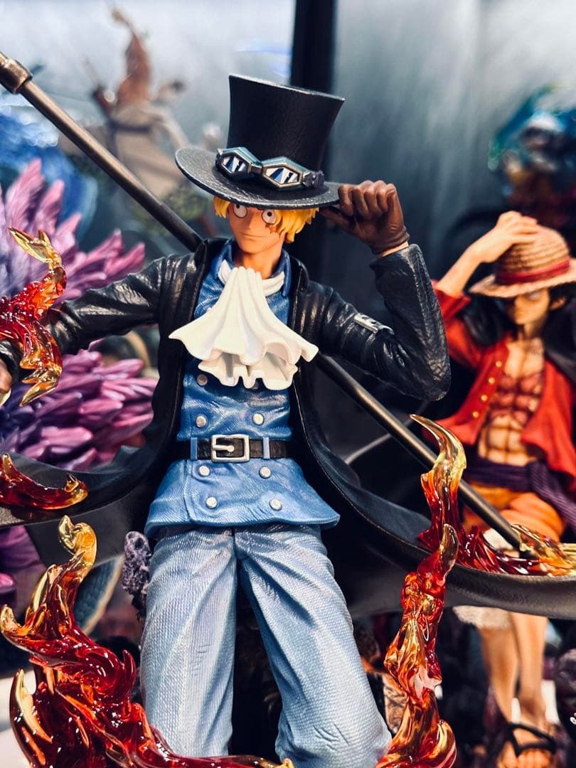 ONE PIECE ワンピース 革命軍 サボ ガレージキット フィギュア塗装済み