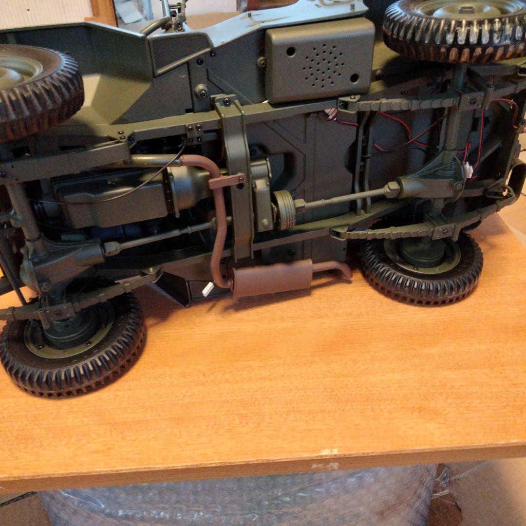 デアゴスティーニ・ウイリスジープ1／8 ・ジャンク品(部品の破損、欠品有りの為）