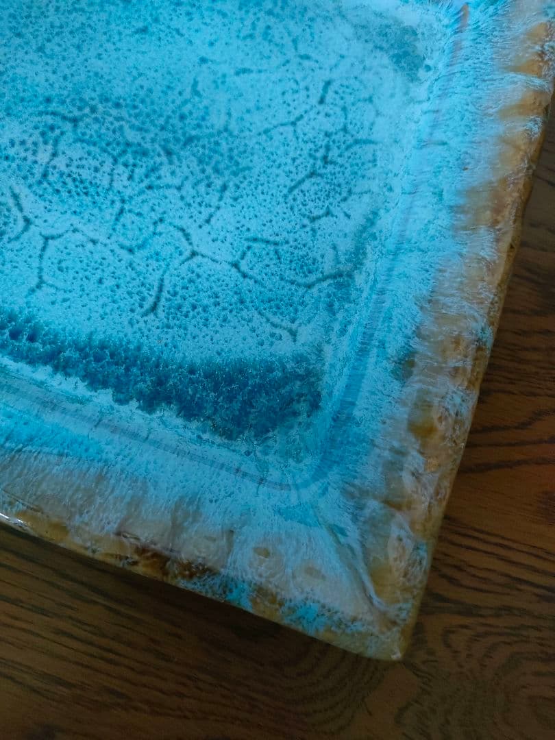 小樽窯 小樽焼 角皿 大皿 プレート 四角 25cm - メルカリ