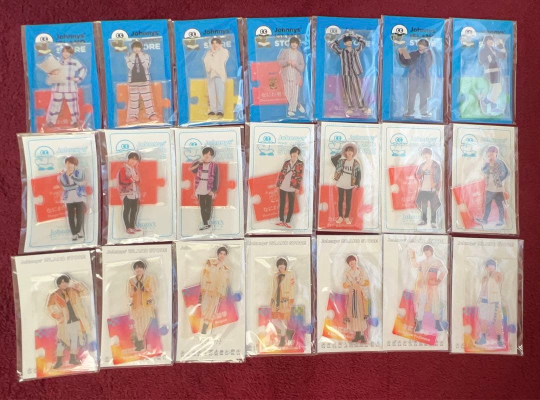 なにわ男子　アクリルスタンドセット なにわ男子 2faced ver. アクリルスタンド 7体セット - メルカリ