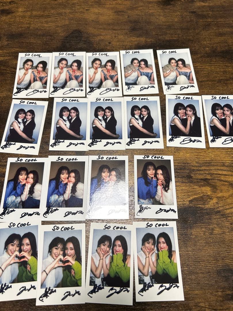 中村ゆりか 菅井友香 チェイサーゲームW 中国雑誌 チェキ風カード 19枚