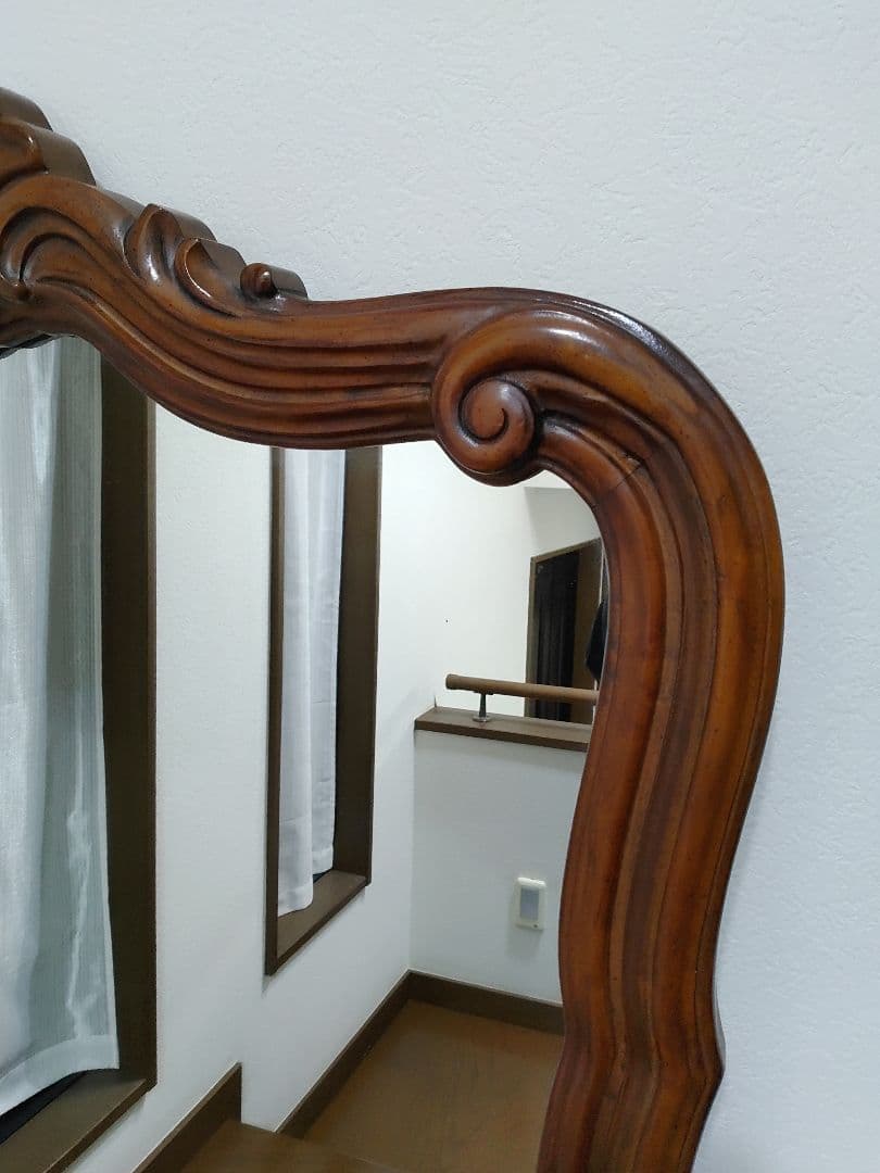 希少 ビッグサイズ 大型ミラー 高さ1260mm カロライナ・ミラー社 送料無料