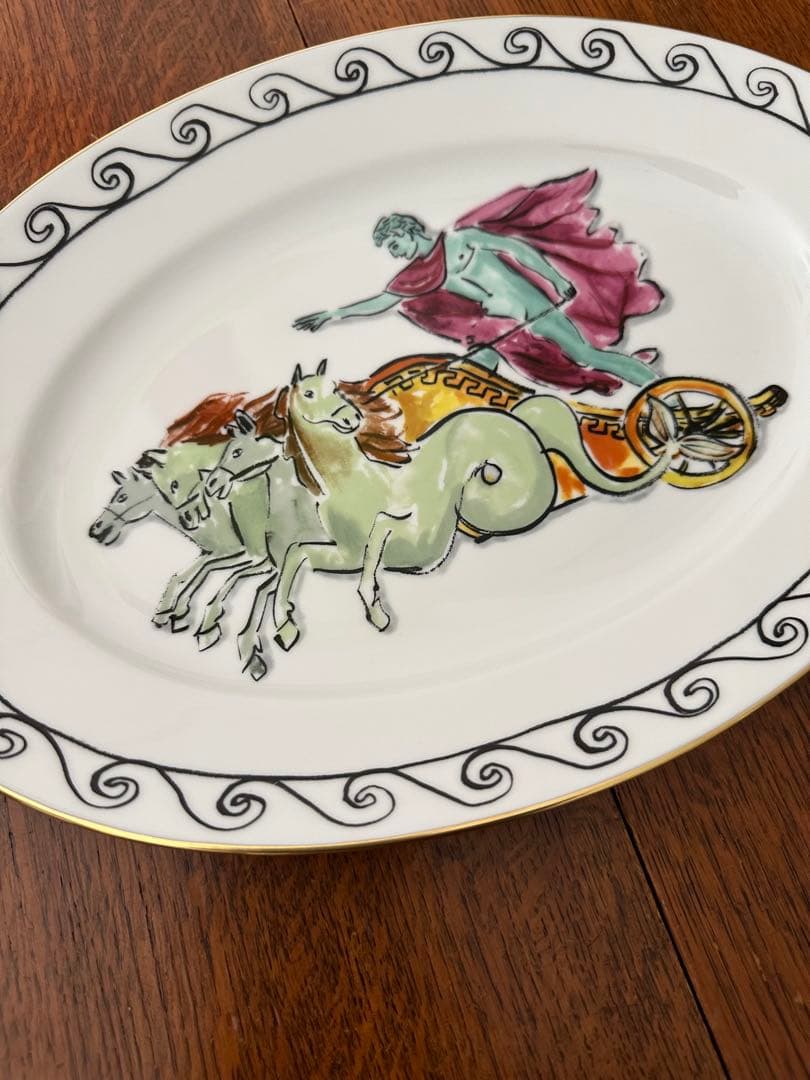 リチャードジノリ オーバルプラター34㎝ 馬車 - 食器お 手頃 価格