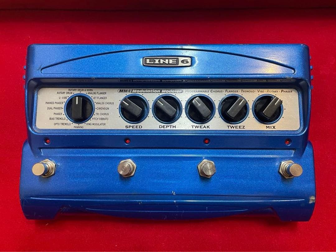 ★LINE6 MM4 コーラスエフェクターModulation Modeler★ Amazon | 【国内正規品】LINE6 モジュレーションモデラー Stompbox