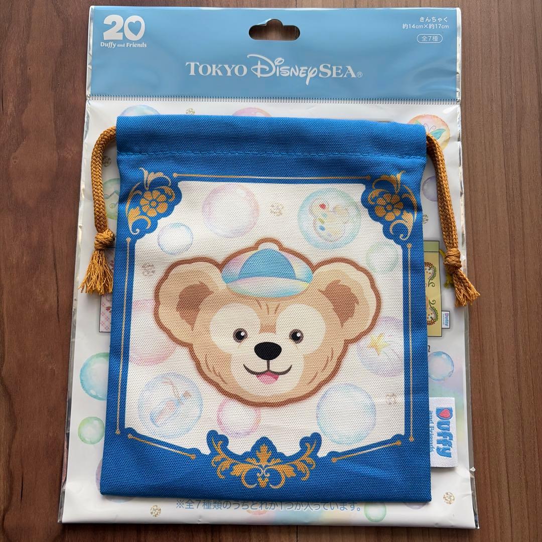 ディズニーシー ダッフィー 巾着 ハートフェルトレターズオブフレンド