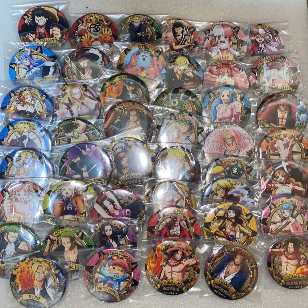 ワンピース 輩缶バッジ 54点セット まとめ売り ルフィ エース サボ