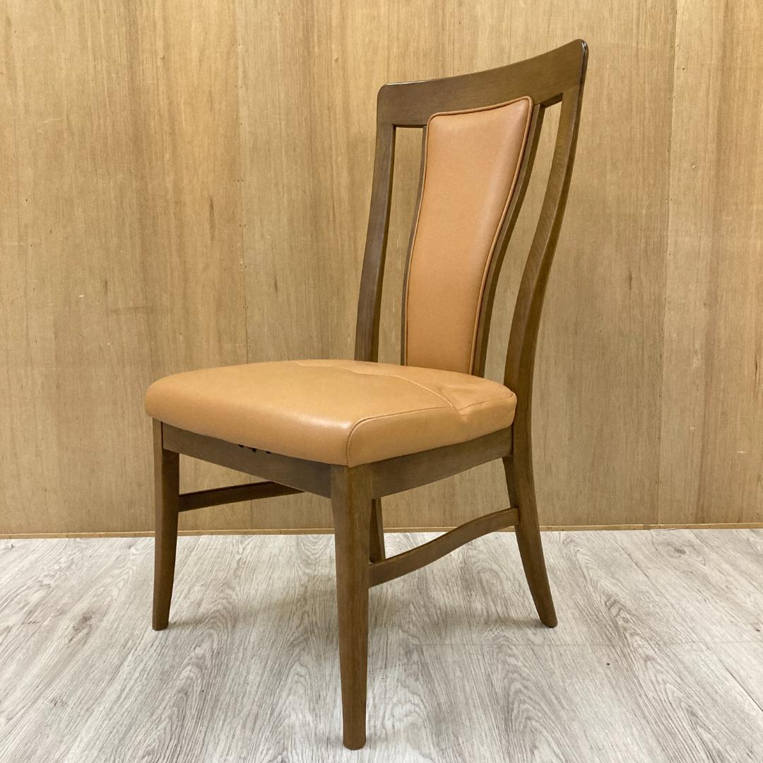 【カリモク】本革　ダイニングチェア　ハイバック　椅子　D 楽天市場】カリモク ダイニングチェア レザー 合成皮革 ハイバック