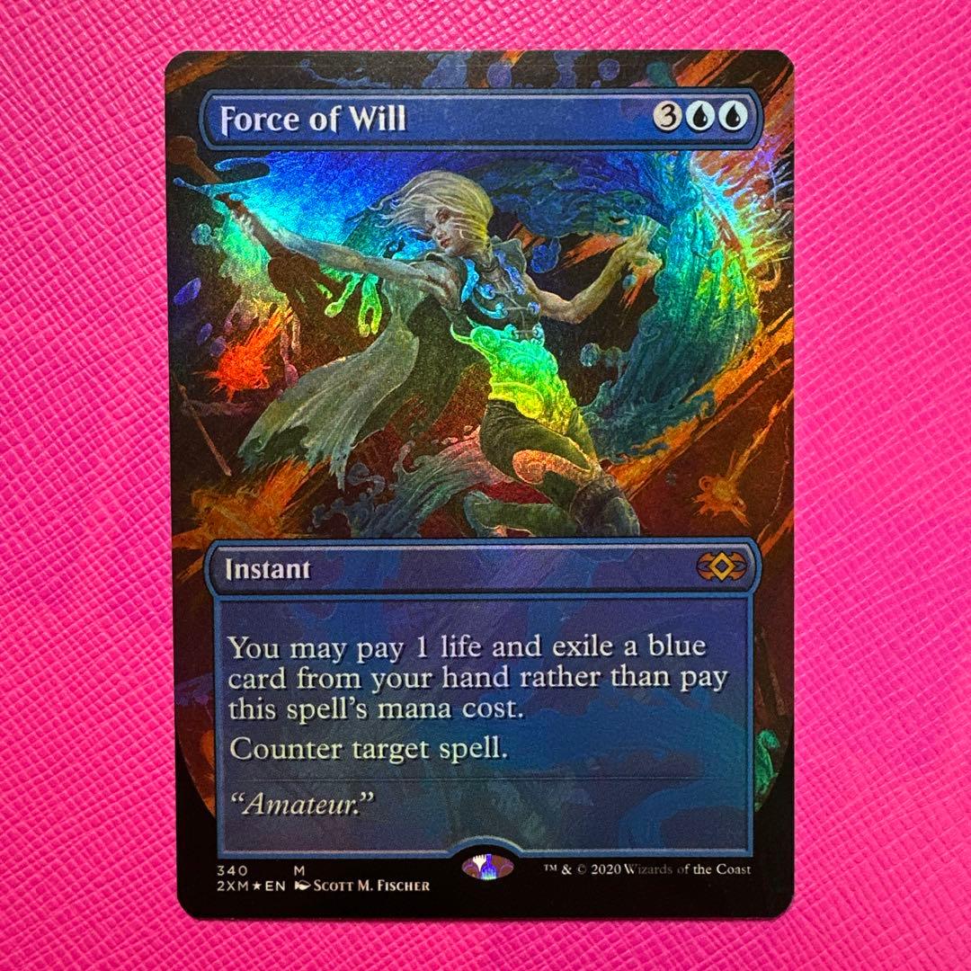 【MTG】意志の力 Foil EX+](FOIL)意志の力/Force of Will《英語》【Judge Promos】