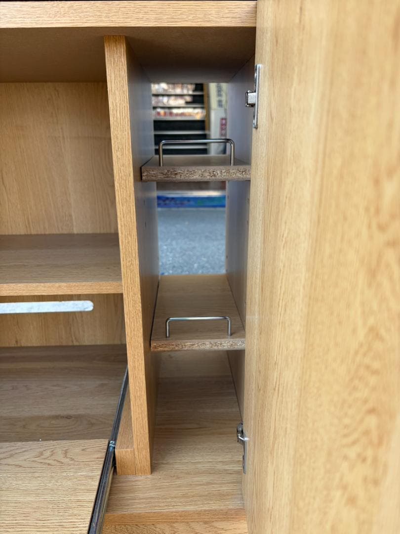 【福岡市限定】多目的収納棚 75×45×121.5cm 収納棚 収納