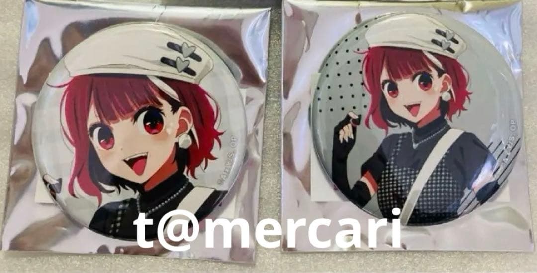 推しの子 タワレコタワーレコード トレーディング缶バッジ 有馬かな2種