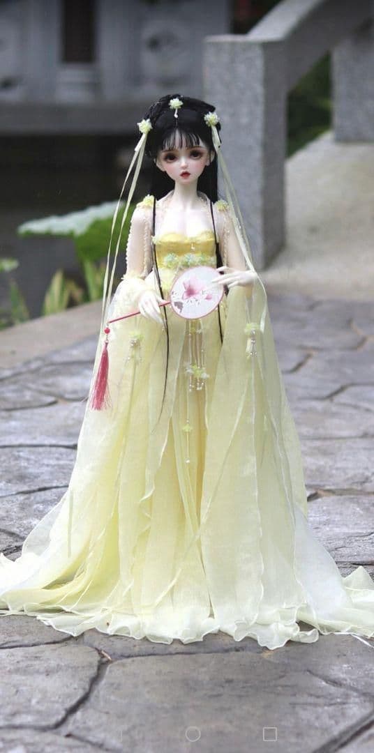 R68 BJD 1/3 ドール 衣装 中華風 漢服　3点セット ハンドメイド BJD DOLL ドール服 漢服 3点セット1/3サイズ 1/4サイズ 1/6ドール衣装