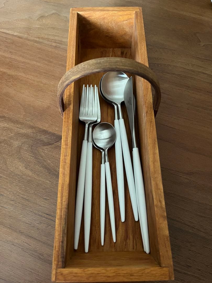 作家 萩原英二さんのカトラリーBOXとクチポールのカトラリーセット