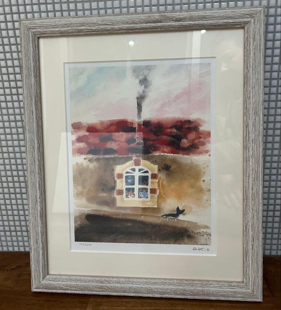 渡辺あきお ダイヤモンドスクリーニング　ぼくから貴方へ 渡辺あきお 絵画(ダイヤモンド・スクリーニング) ぼくから貴女へ 3955