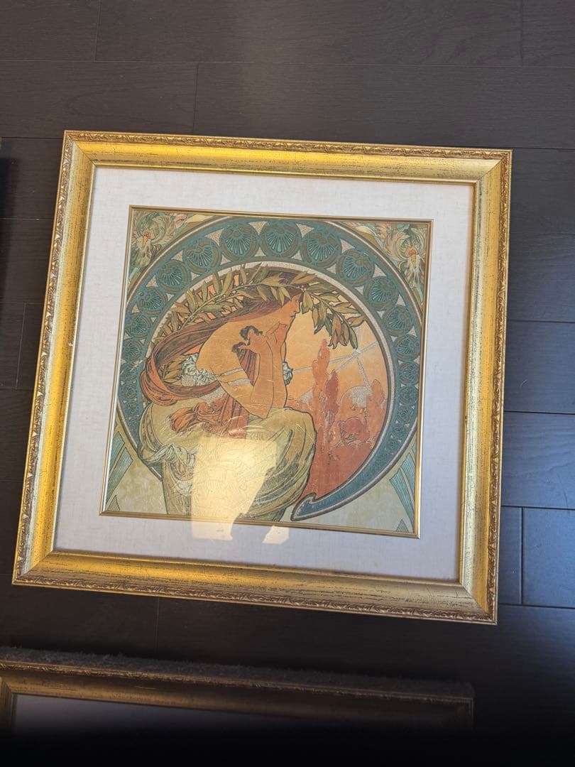 アールヌーボー 女性像 4点セット